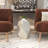 Cole And Grey Mother Of Pearl Shell Handmade Cream Side End Accent Table