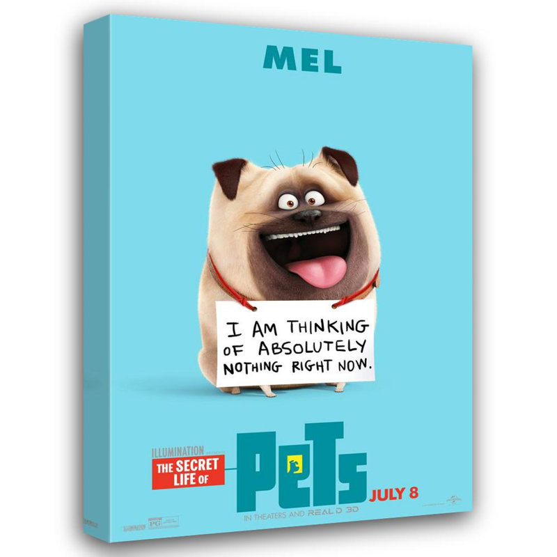 La vie secrète des animaux de compagnie, H 24 po x l 16 po