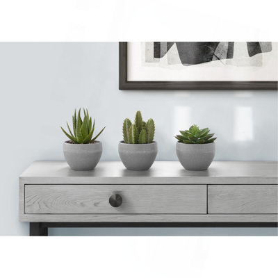 Artificial Plant,Succulent, Indoor, Faux, Fake, Table, Greenery, Potted,Decorative, Green Plants,  Ceramic Pots