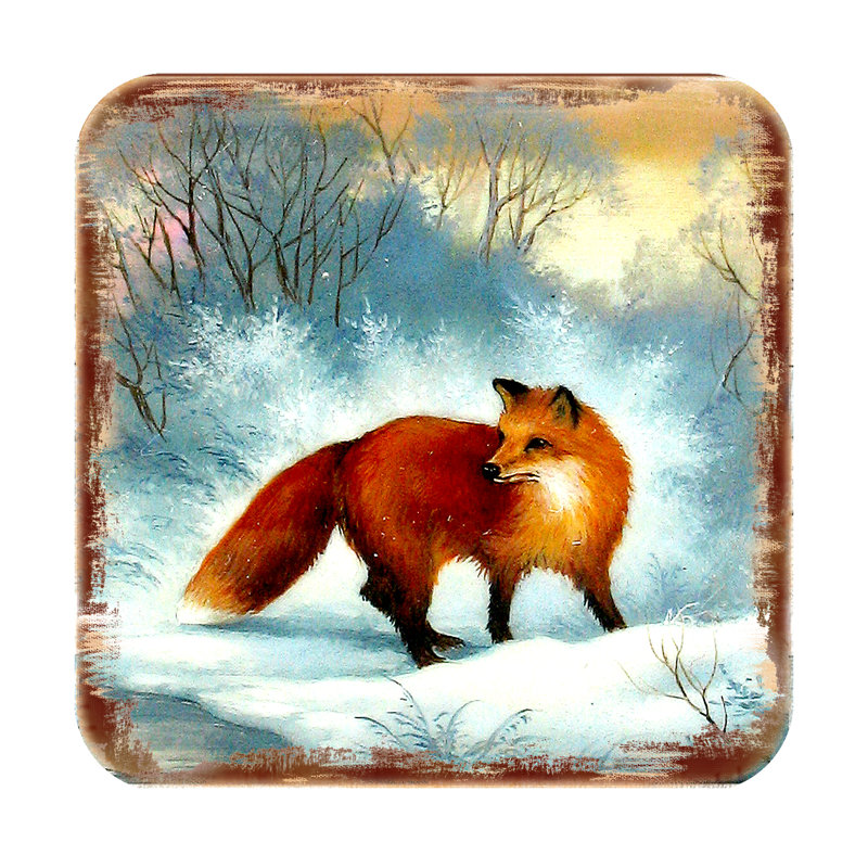Sous-verre fox