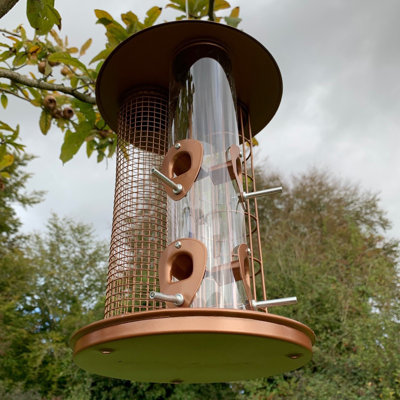 Fuiloro Hanging Tube Bird Feeder