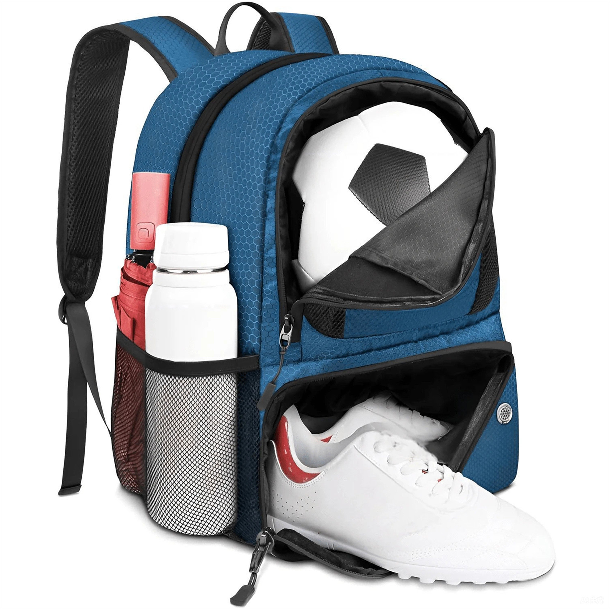 Latitude Run® Sports Equipment Backpack - Large Capacity Bag With ...