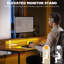 Yingst Computer Desk with LED Light and Charge-1527670626