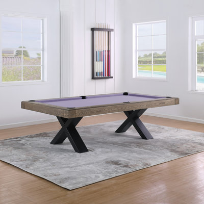 Table de billard en ardoise 8 pi Texas II avec pieds en acier