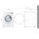 LG 7.4 Cu. Ft. Vented Electric Stackable Dryer with Ultra Large Capacity and Sensor Dry, White.