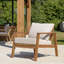 Garden Furniture Set 5 Seaters In Oiled Acacia