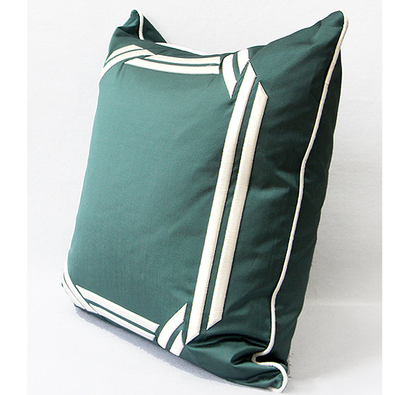Embroidered Pillow Cover