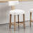Upholstered 27.7'' Counter Stools With Curved Back And Solid Wood Frame-1523050284