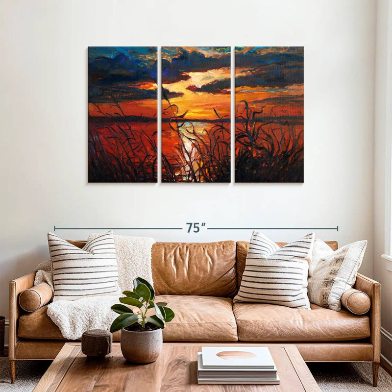 Gillard Dark Sunset, 36" H x 57" W