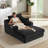 47.2" W Compression Corduroy Chaise Lounge, Deep Seat Sofa with Cup Holder and Storage Bag, No Assembly Required-749966346