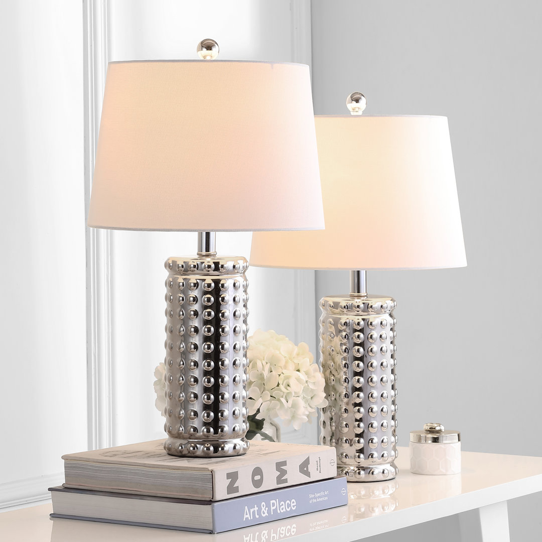 Bedfordshire Ceramic Table Lamp (Set of 2) House of Hampton®