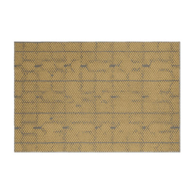 Tapis brun intérieur et extérieur Trellis
