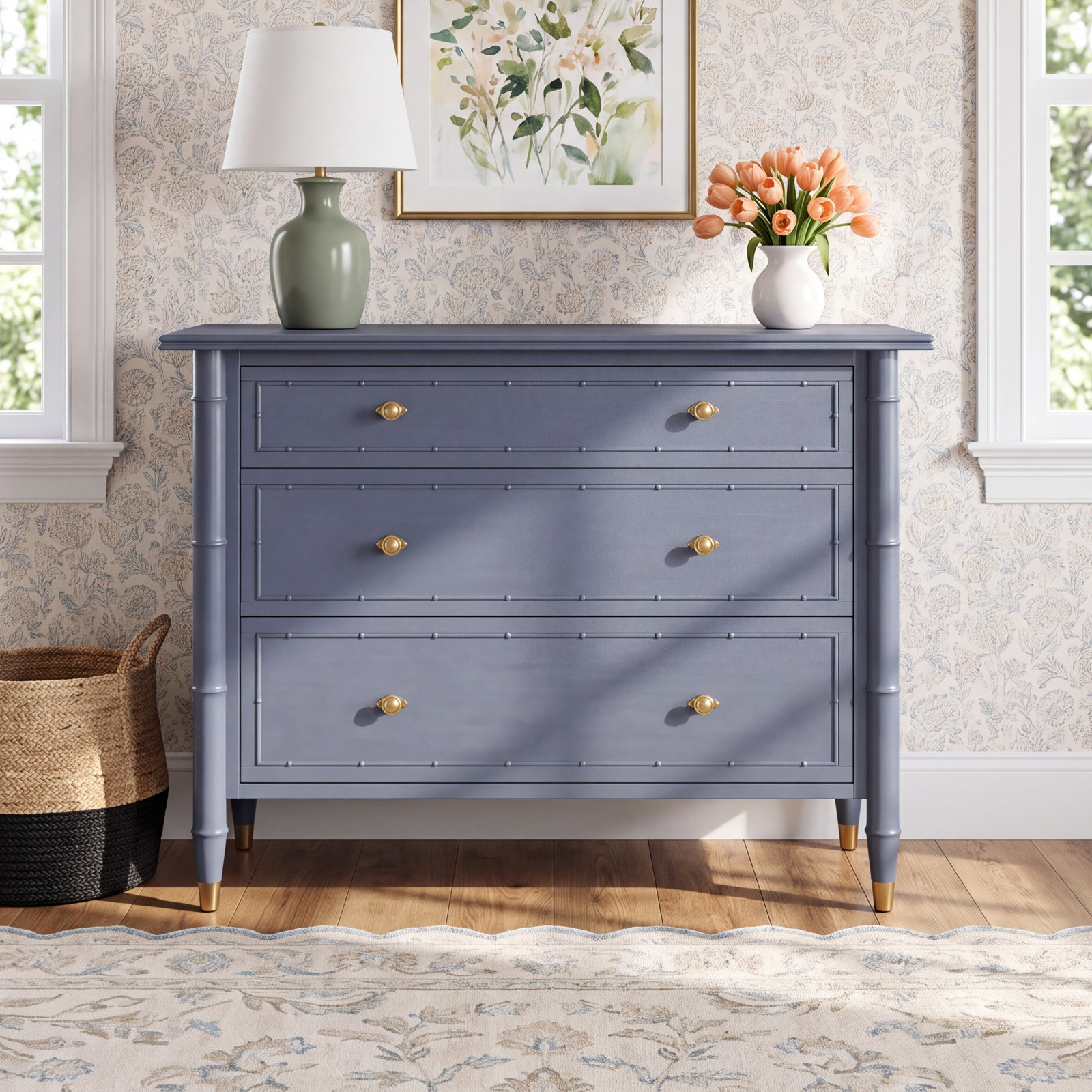 Harbor 3 - Drawer Dresser, Blue
