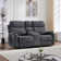 75.6'' Wide Modern And Overstuffed Soft Power Reclining Loveseat Sofa With Center Console