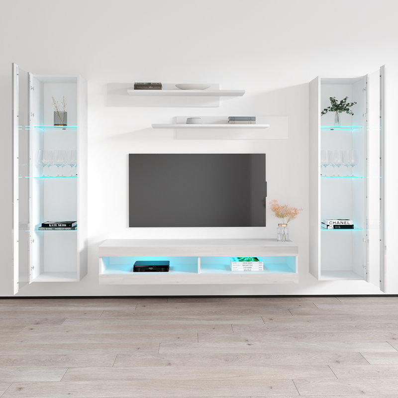 Meuble audio-vidéo Fly, Blanc