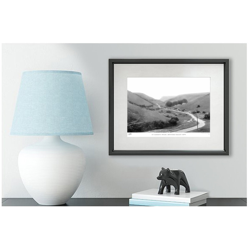 St Albans Head, Bottom Valley 1899 by Francis Frith - Single Picture Frame Print, 40cm H x 50cm W x 2.3cm D