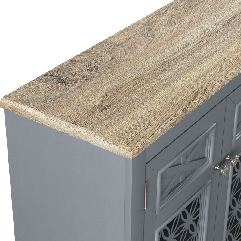 Storage Sideboard, Brown/Gray