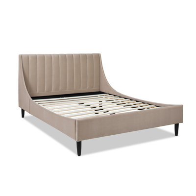 Helaina Upholstered Wingback Bed