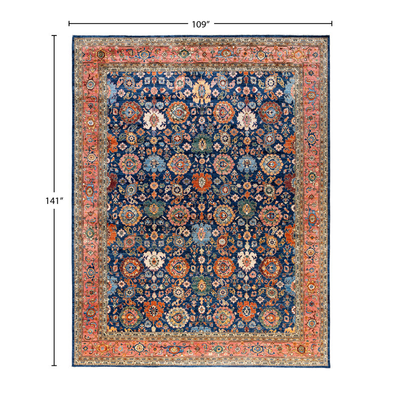 Serapi One-of-a-Kind 9'1" x 11'9" Hand Knotted Area Rug