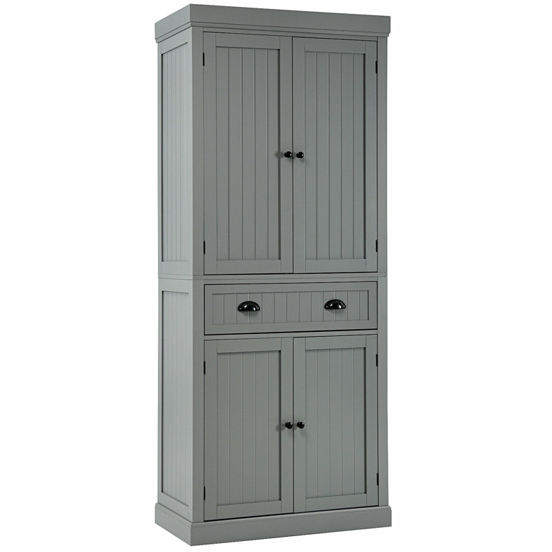 Garde-manger 72 po, Noir, gris