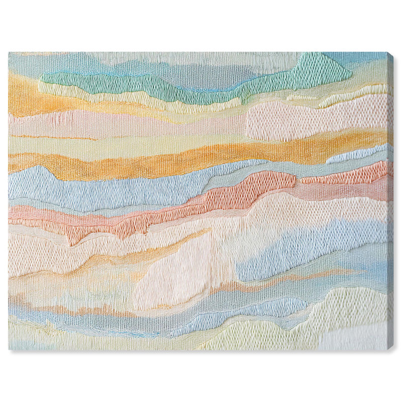 Art Remedy, broderie sur toile, Morning Calm III, H 20 po x l 24 po, Toile tendue