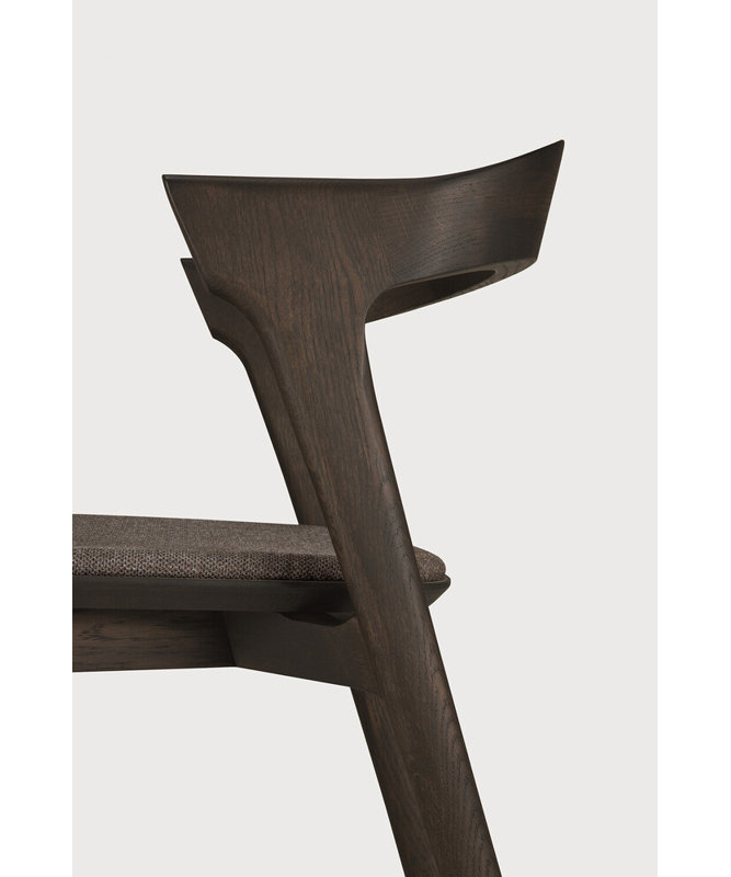 Bok Upholstered Dining Chair, Oak Brown Nylon/Wool, Oak Brown