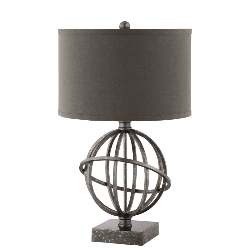 Lampe de table 1 lumière Lichfield 25,25 po - Étain