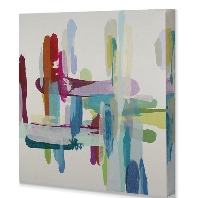 « rêvasser », reproduction d’art sur toile tendue, H 10 po x l 10 po x P 1,5 po