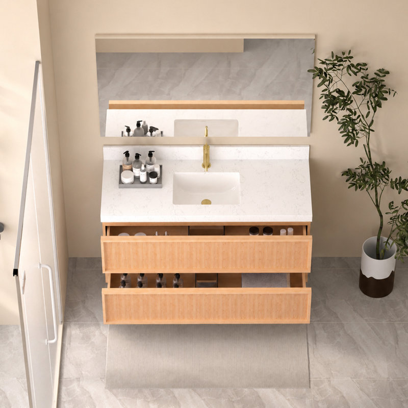 Meuble-lavabo flottant 48 po