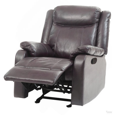 Contemporary Dark Brown Recliner Chair