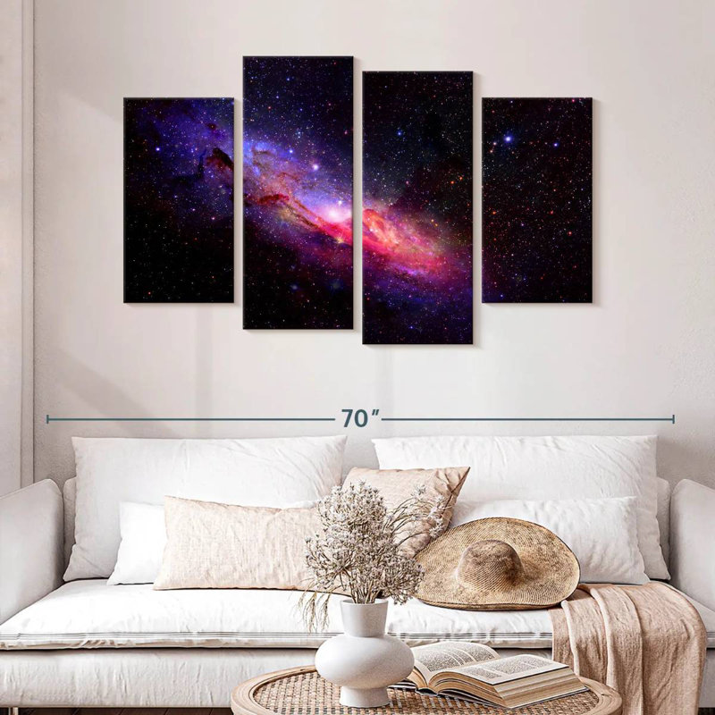 Oberle Galaxy In Space, 32" H x 52" W