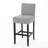 Fabric Barstool with Solid Wood Frame-1712370113
