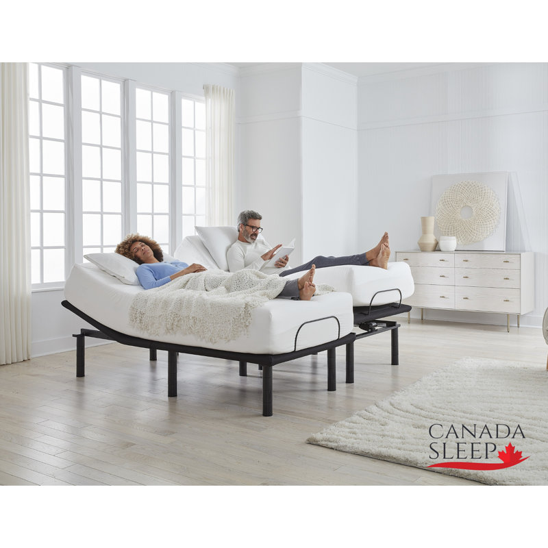 Base réglable double Canada Premium, Lit double
