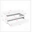 Lit simple gris élégant avec structure en métal durable et conception moderne pour des espaces compacts et un sommeil confortable-2021269651