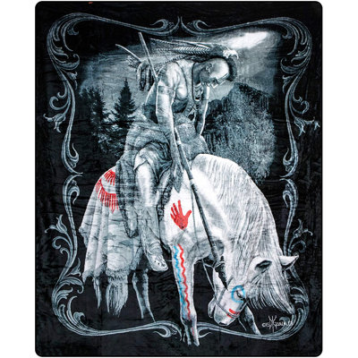  Horse Queen Plush Blanket