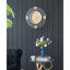 Horloge murale 23,5 "avec chiffres romains - charme industriel pour décor moderne