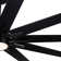 72 In.Integarted Led Large Black Double Finish Ceiling Fan With Remote Control