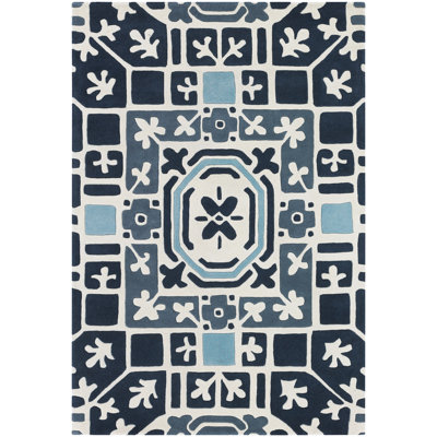 Wool Geometric Indoor Rug