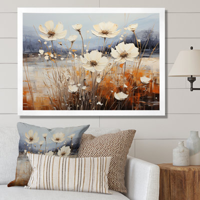 Captivating Field Of Flowers - Flower Wall Art Living Room