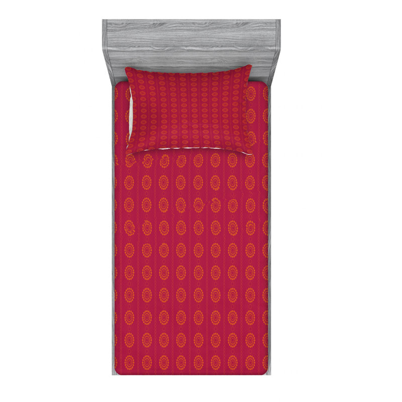 Microfiber Floral Sheet Set, Twin XL Sheet Set + Fitted Sheet