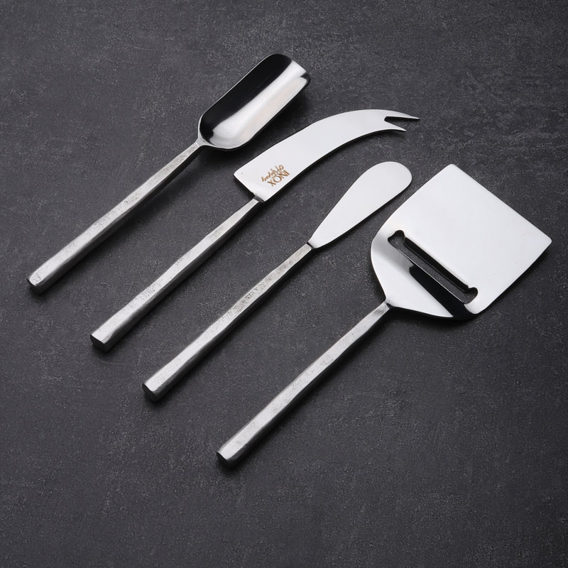 Jason 4 Piece Stainless Steel Cheese Serving Set