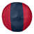Rouge / Bleu marine