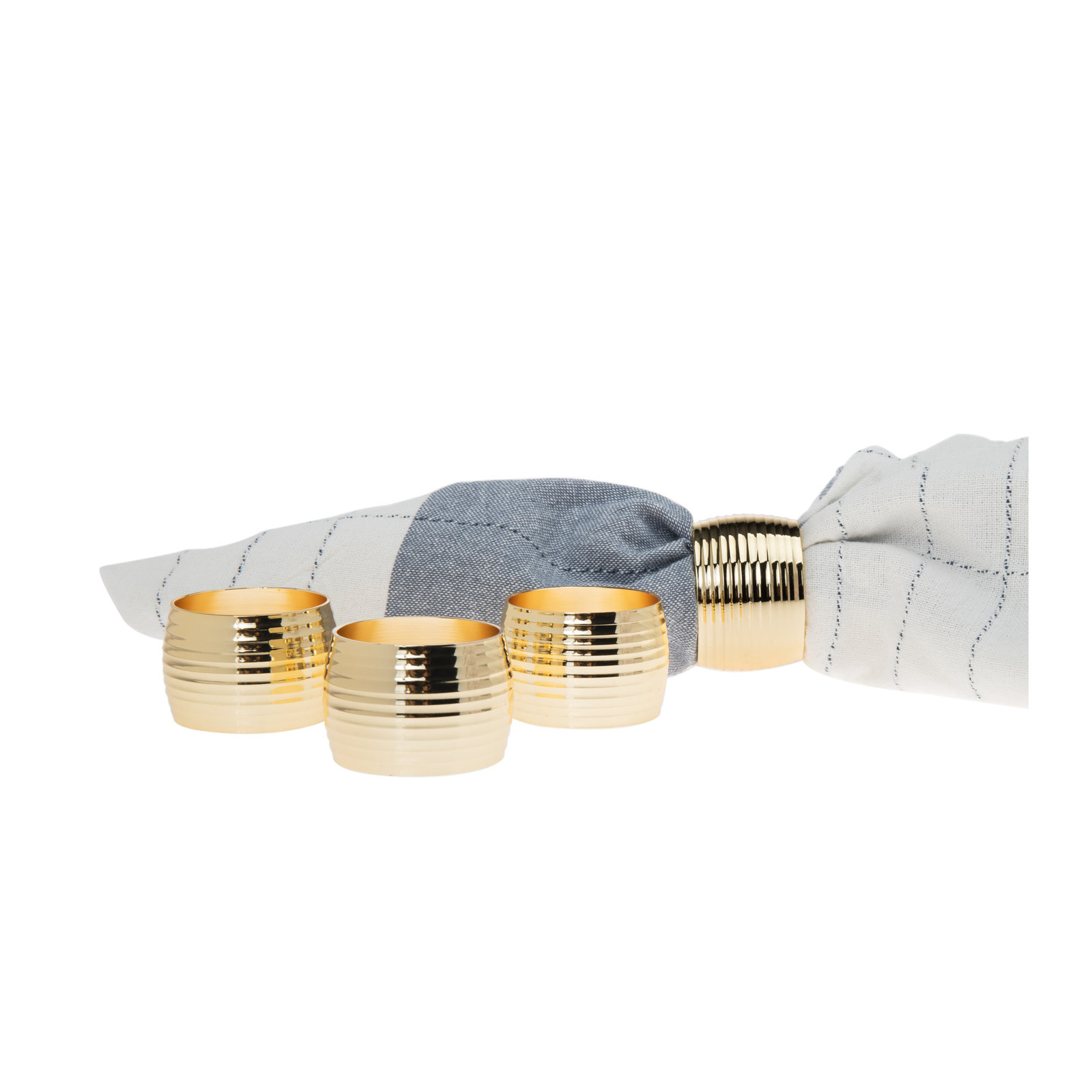 Napkin Rings, Gold