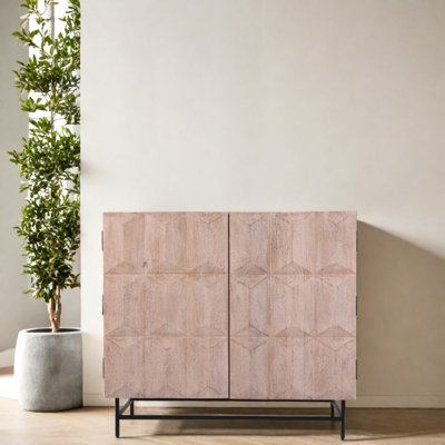 96.5cm Solid Wood Sideboard