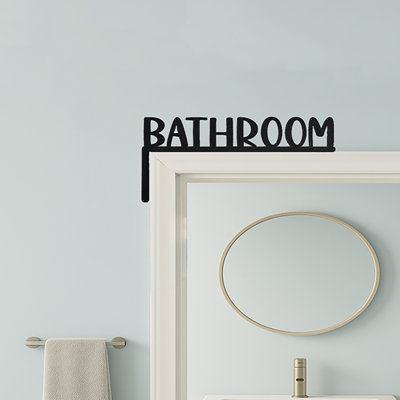 Panneau de porte, catégorie de panneau de décoration personnalisée en métal, gravure impeccable, finition lisse et durable, aucun accessoire de montage facile à installer pour le cadre de porte