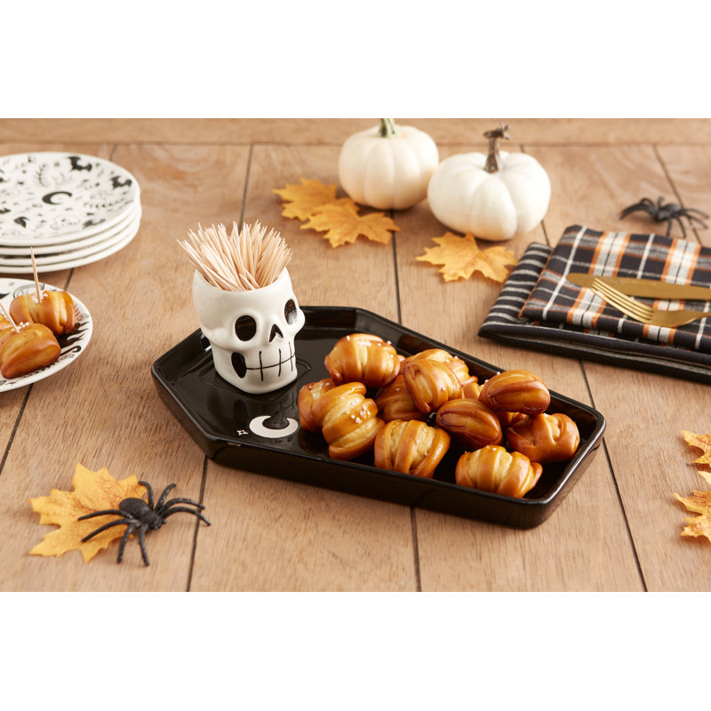 Ensemble de 4 assiettes Black Magic