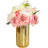 2 Piece Gelhar Gold Ceramic Table Vase Set