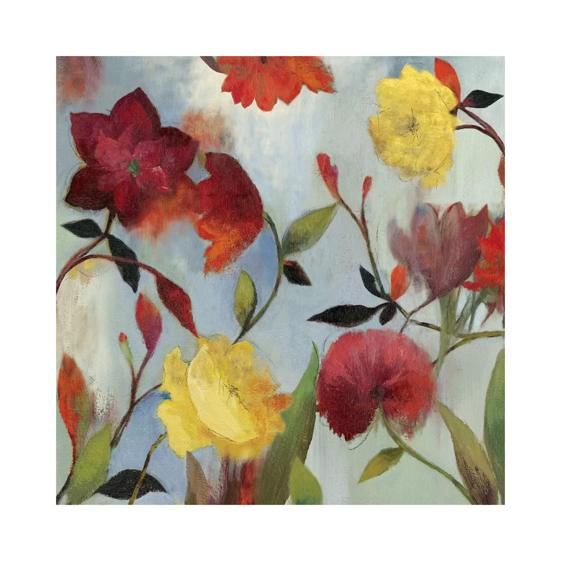 Wildflowers II 1 Piece Wrapped Canvas Painting, 66.04 cm H x 66.04 cm W x 1.91 cm D