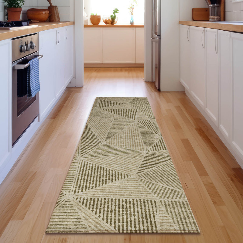 Tapis kaki de qualité supérieure lavable à la machine, Tapis de couloir 2 pi 3 po x 7 pi 6 po