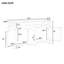 Buffet 55,1 "en bois de pin avec rangement à 3 portes-1860133399